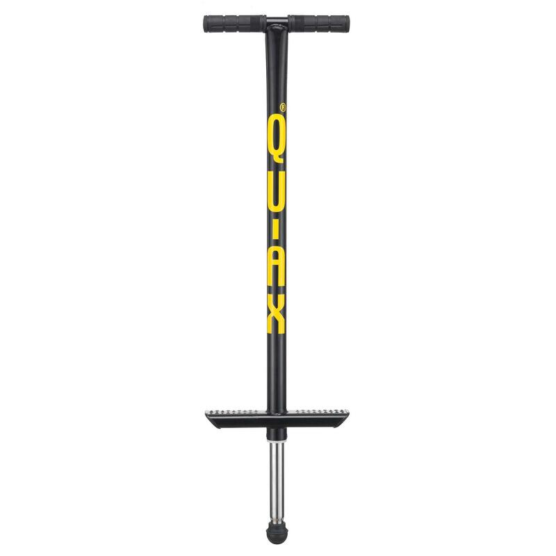 Springstok Pogo-Stick QU-AX voor volwassenen 80 kg Zwart