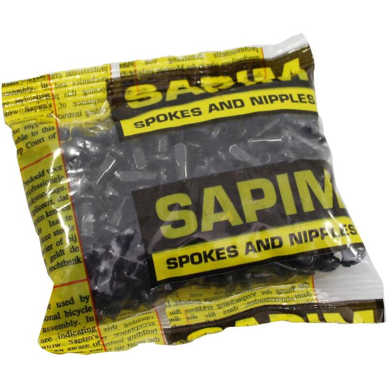 Sachet rondelles de rayons Sapim sp13 noir (100 pièces)