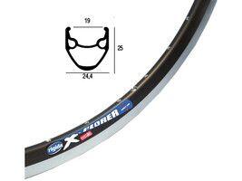 RIGIDA Rigida Velg Ryde 28 (622) X-Plorer 32 14 Zwart (Geslepen)