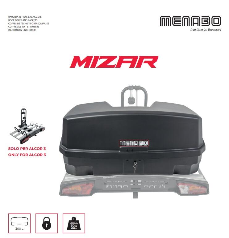 Baule da Gancio Traino per auto MIZAR esclusivamente per ALCOR 3 2/7