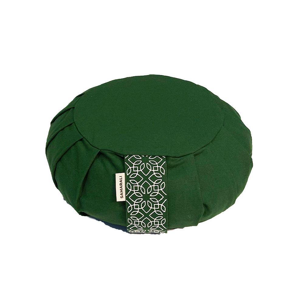 Set de meditación Samarali con Cojín Zafu Verde Bosque 6/7
