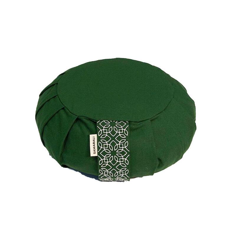 Set de meditație cu pernă Zafu Verde Pădure