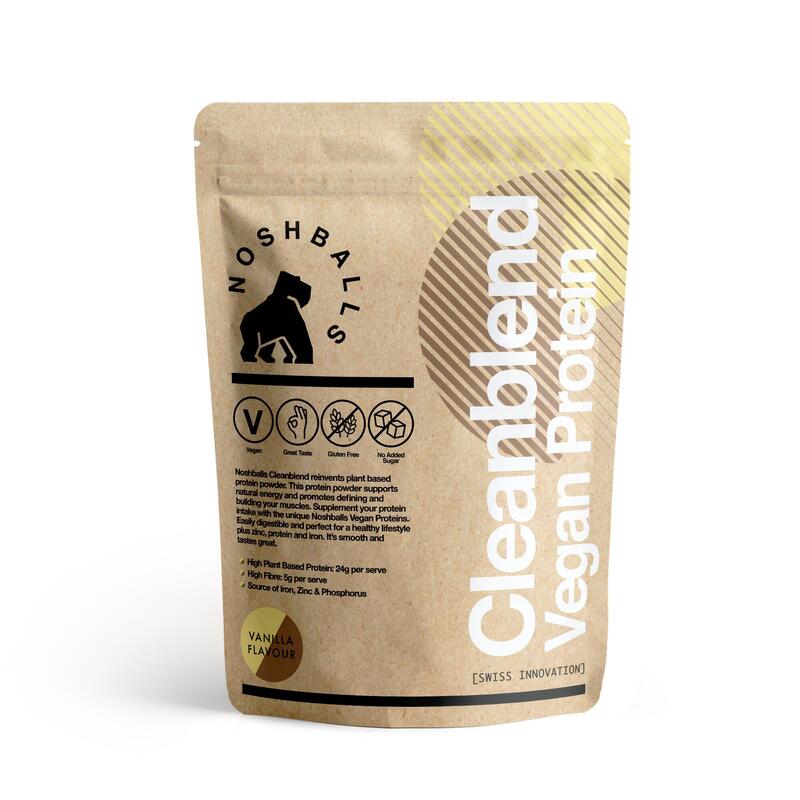 Proteína Vegana Cleanblend Baunilha 1kg Noshballs Exclusivo online      64,00€  Preço por quantidade 64,00€kg NOSHBALLS Proteína Vegana Cleanblend Baunilha 1kg NoshballsVendido e expedido por: GladiatorFit EU  