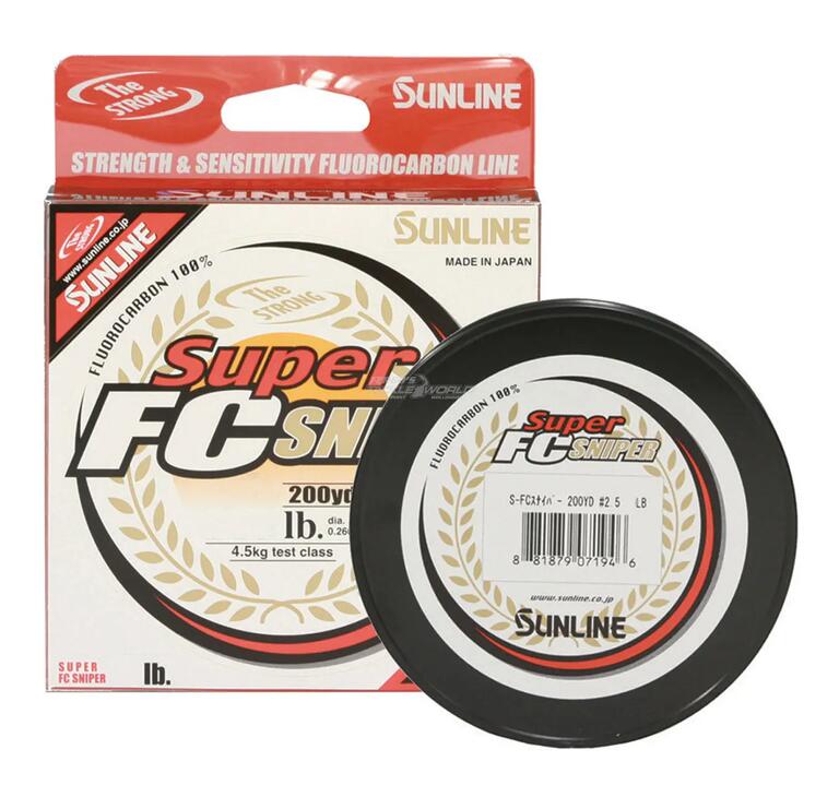 Sunline fluorocarbon fishing line spool