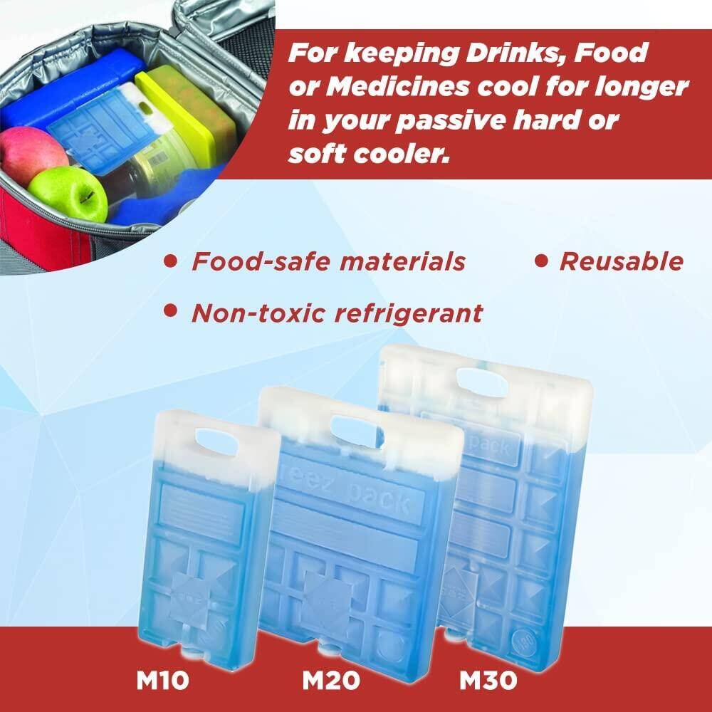 Freez Pack M20 Reusable Ice Substitute for Ice Box - Pack of 4 -  5