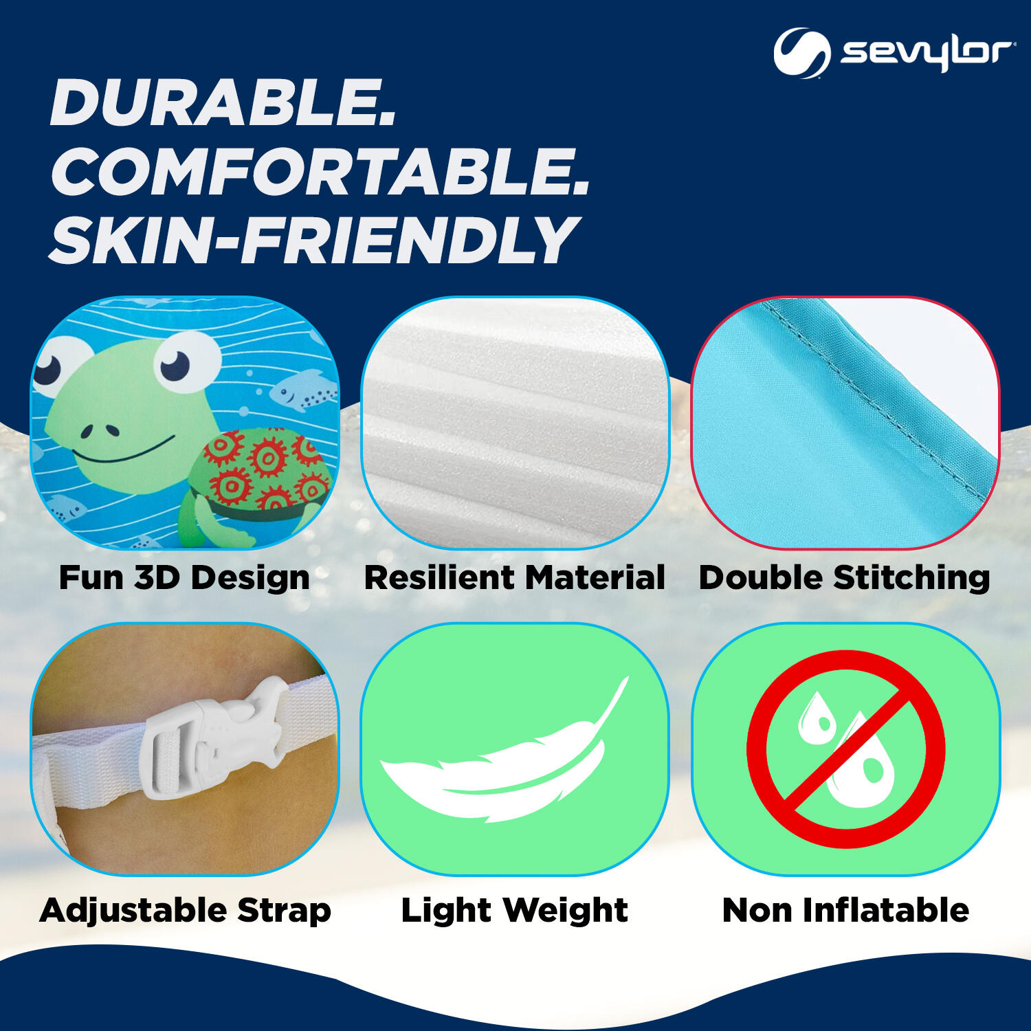 Kids Puddle Jumper Swim Adjustable Pool Armband & Waistband, 2 to 6 Year l 15 to 30 Kg, Green