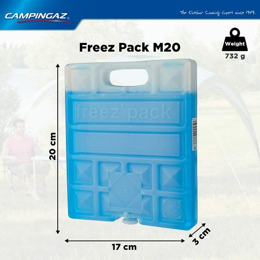Freez Pack M20 Reusable Ice Substitute for Ice Box - Pack of 2