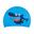 Aqua-Sport czepek junior polyester printed shark blue AS8630