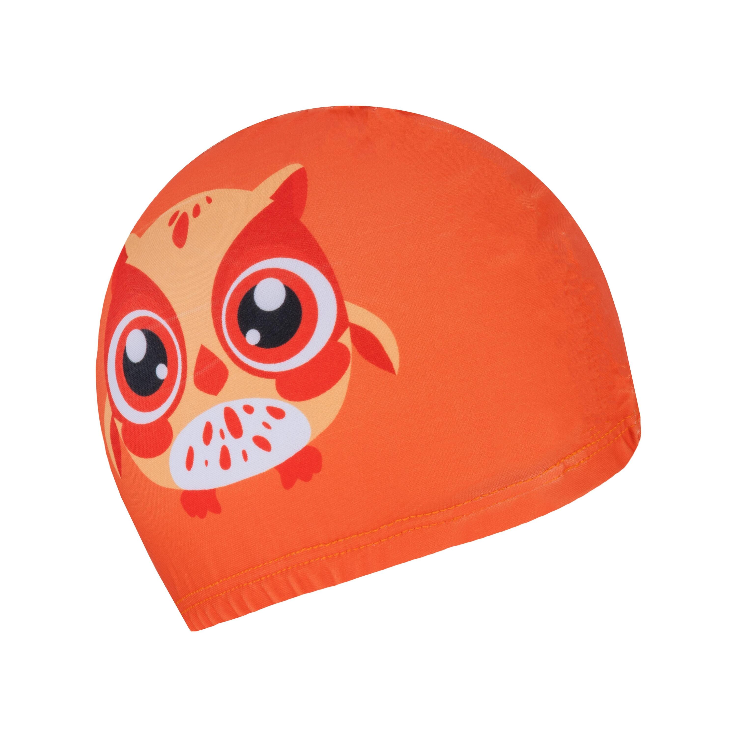 Czepek pływacki materiałowy dla dzieci na basen Aqua-Sport Polyester Printed Cap 2/2