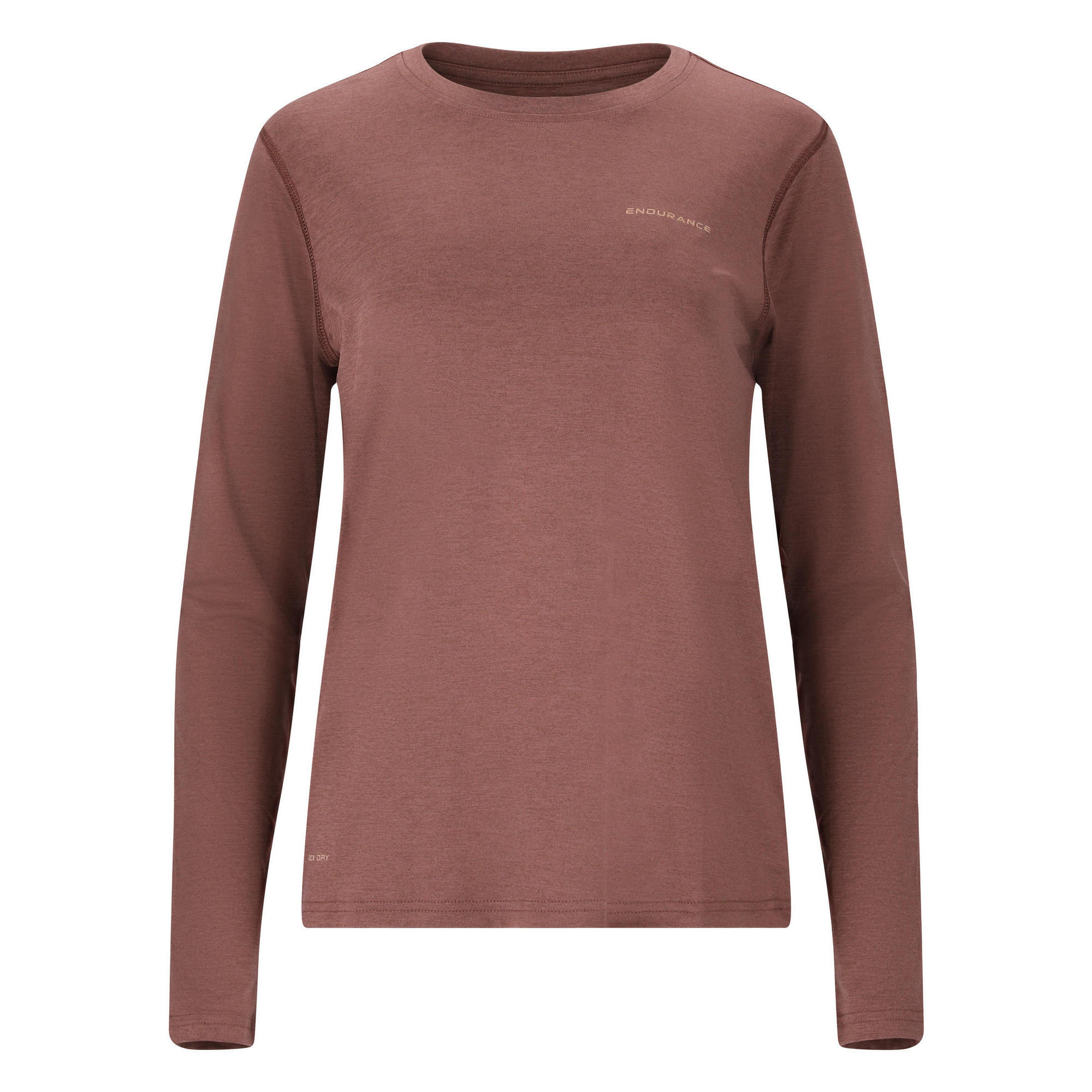 Koszulka do biegania damska Endurance Maje Melange L/S
