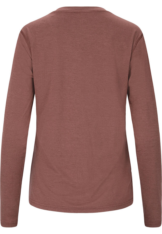 Koszulka do biegania damska Endurance Maje Melange L/S
