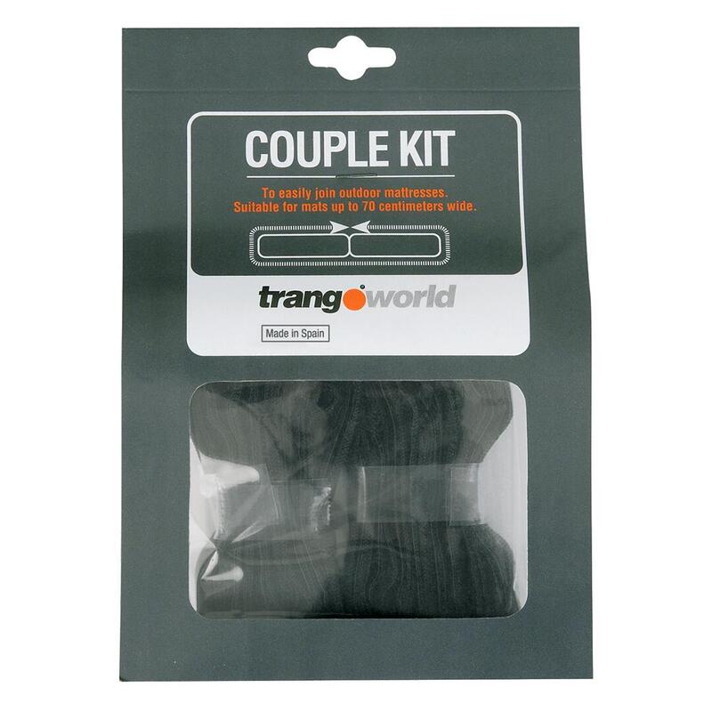 Kit de reparación de colchonetas Trangoworld Couple kit Negro