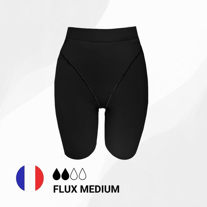 Short Cycliste Menstruel - Flux Medium