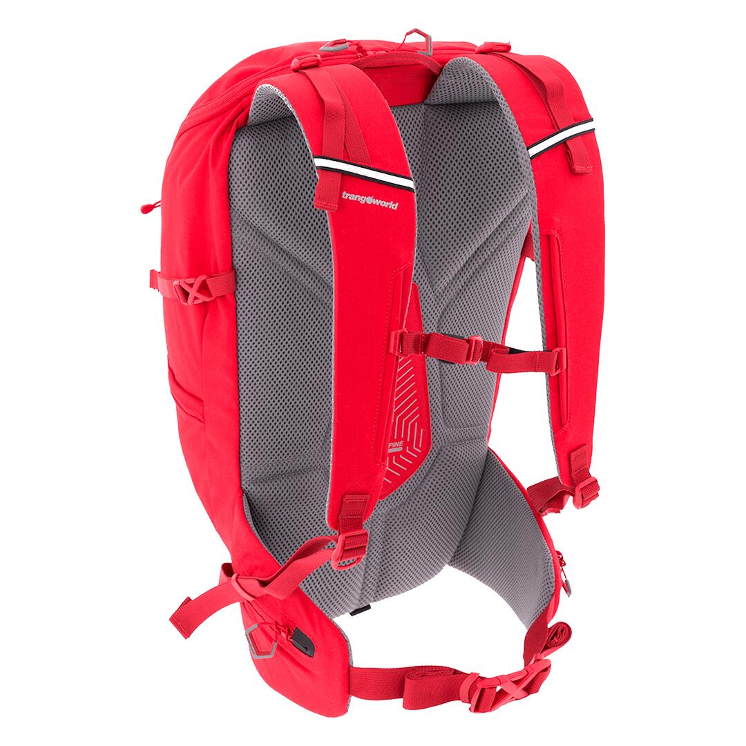 Mochila Trangoworld Iqu 24 Rojo/Gris 3/4
