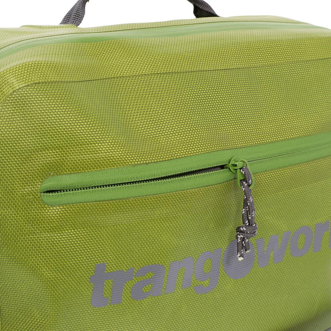 Bolsa de viaje Trangoworld Nauta 15 dt Verde/Gris/Gris 3/4