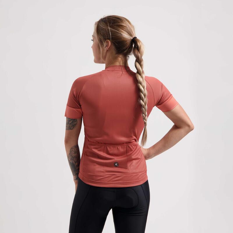 Fietsshirt Korte Mouwen Dames Modesta Rood