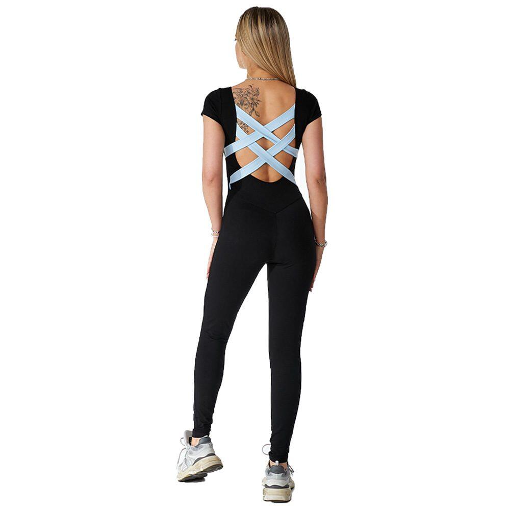 Samarali Yoga Jumpsuit, Bodysuit Laguna - Black - XXL