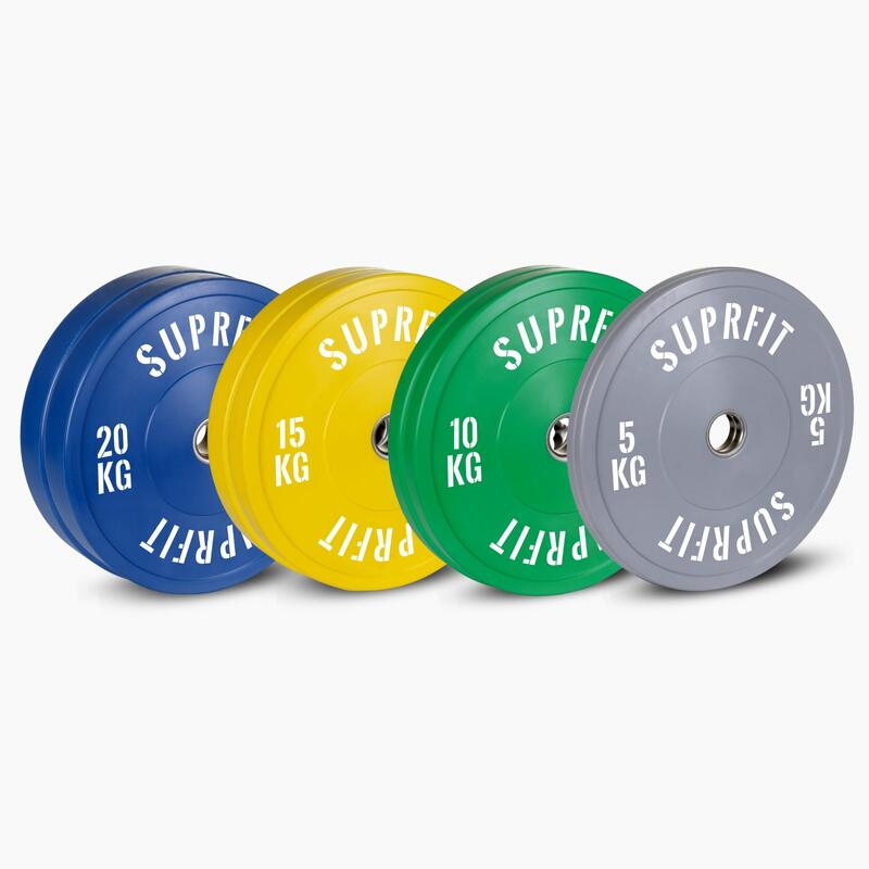 Colored White Logo Weightlifting Intermediate Set Pro Training Bar 15 kg