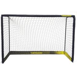 But de football en acier noir - 2.4 x 1.6m