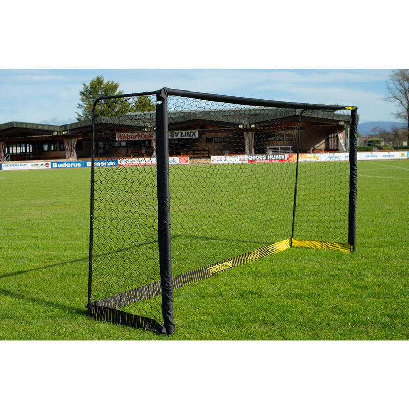 Baliza de futebol em aço preto - 4 x 2m