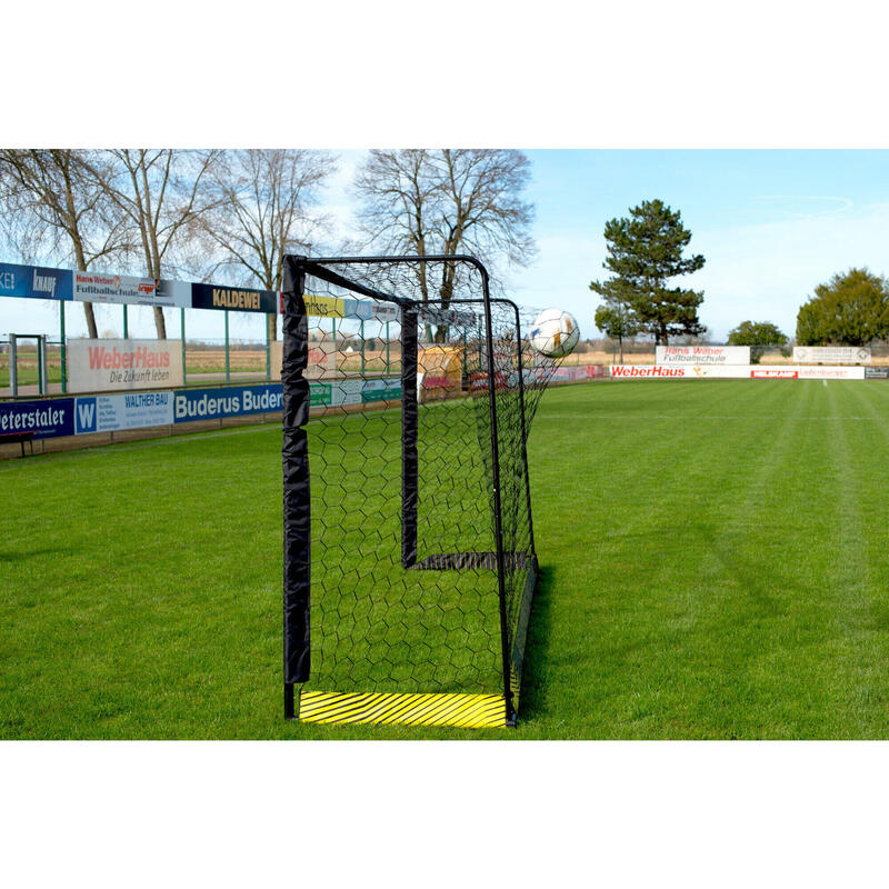 Baliza de futebol em aço preto - 1,8 x 1,2 m