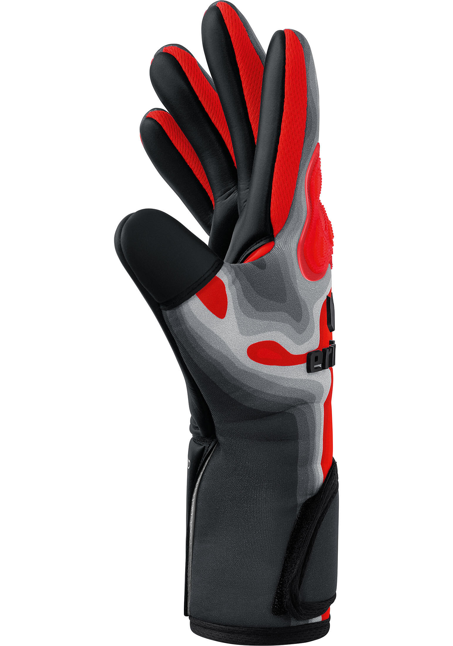 Erima Flex-Ray Pro Hardground Keepershandschoenen - Grijs / Rood - Maat 12 3/4