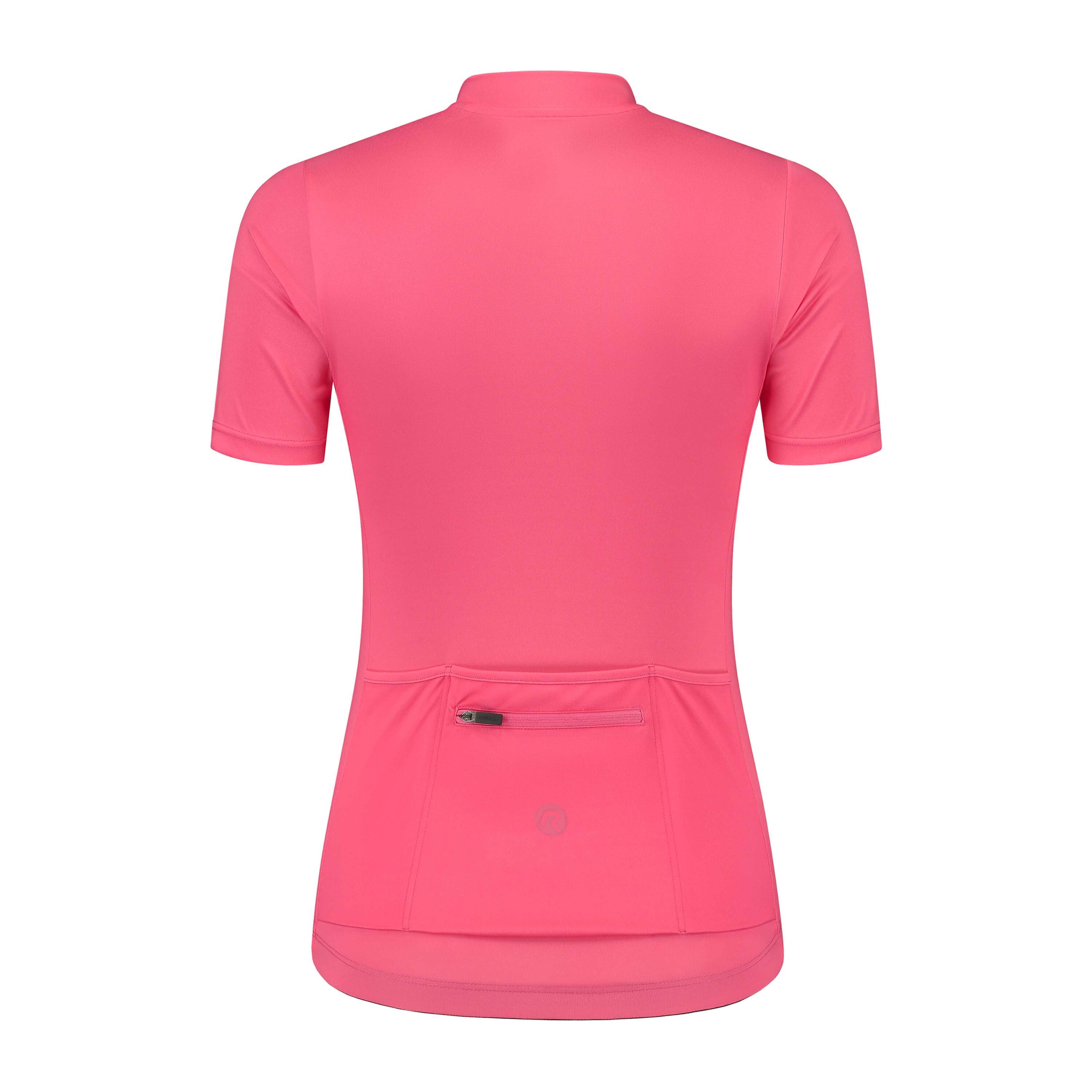 Women's Cycling Jersey Short Sleeve Comfort Fit Core Pink 3/7