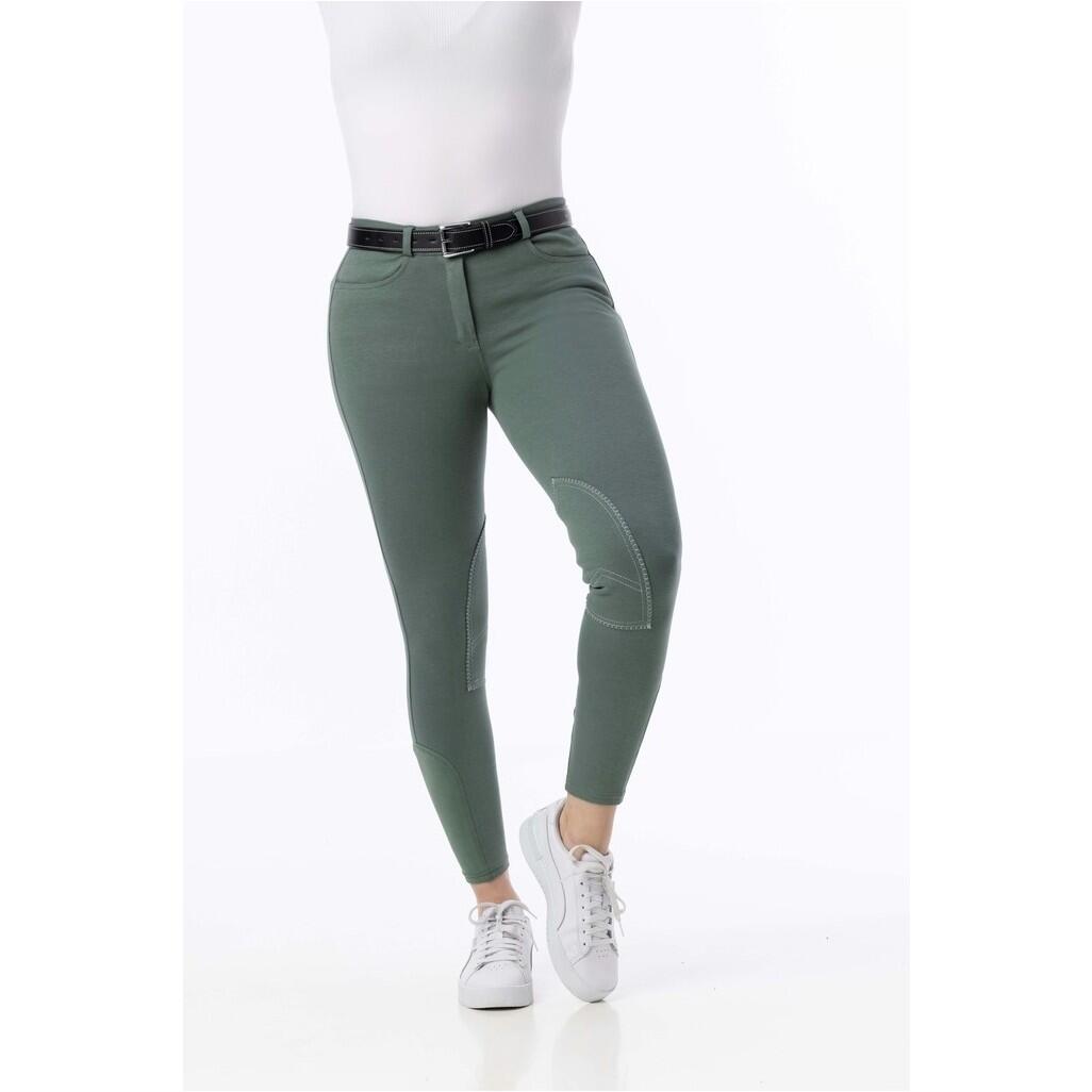 Pantalon Riding Wolrd Alexandrie - Enfant VertVert 16 ans 2/7