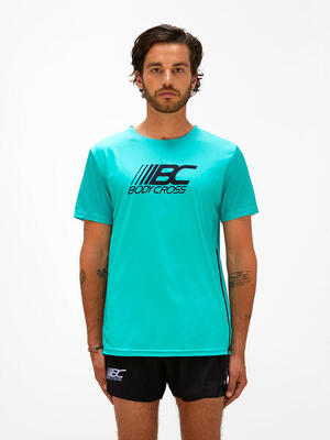 Running-T-Shirt mit Reißverschluss für Männer