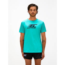 T-shirt de running à zips Birkan - Vert - Homme