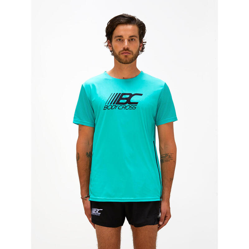 T-shirt de running BIRKAN Vert