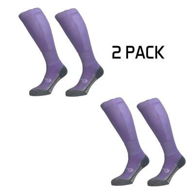 Hingly lange sportsokken 2-pack lila