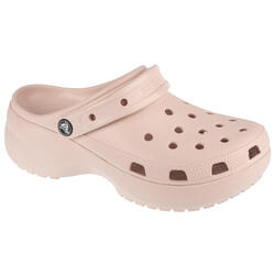 Chanclas Mujer Crocs Classic Platform Clog W Nude