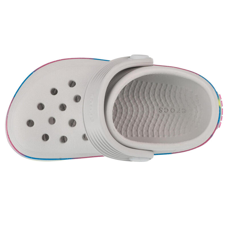 Papuci de tip crocs universali 2097171fs pentru vară albi pentru bebeluși
