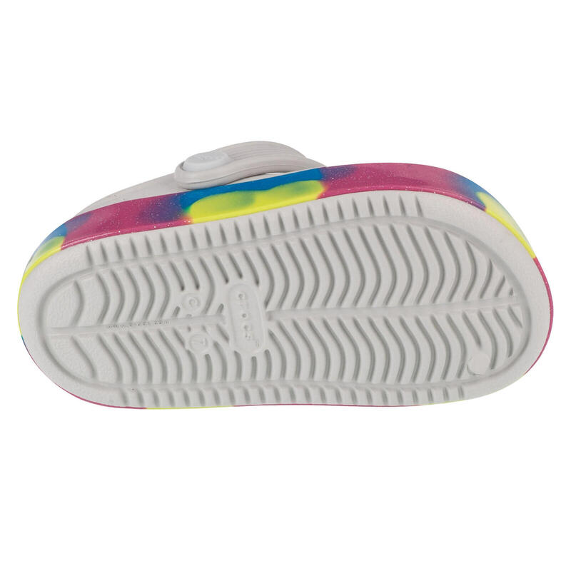 Papuci de tip crocs universali 2097171fs pentru vară albi pentru bebeluși