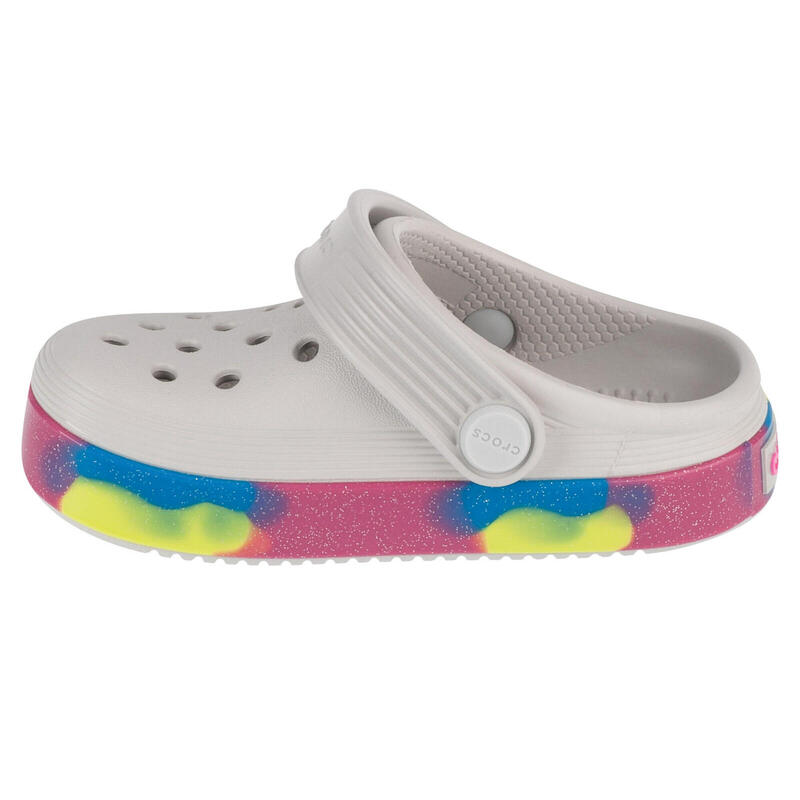 Papuci de tip crocs universali 2097171fs pentru vară albi pentru bebeluși