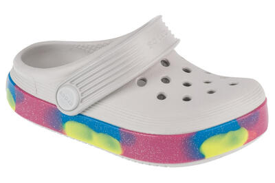 Badelatschen Mädchen Off Court Glitter Band Clog T