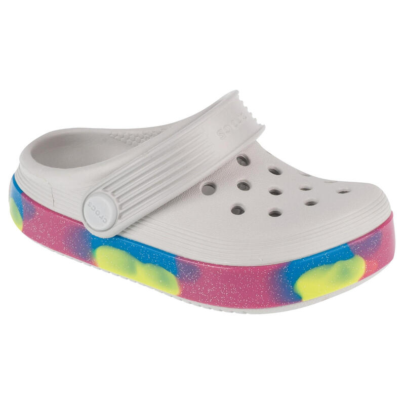 Chinelos de natação para Crianças Crocs Off Court Glitter Band Clog T