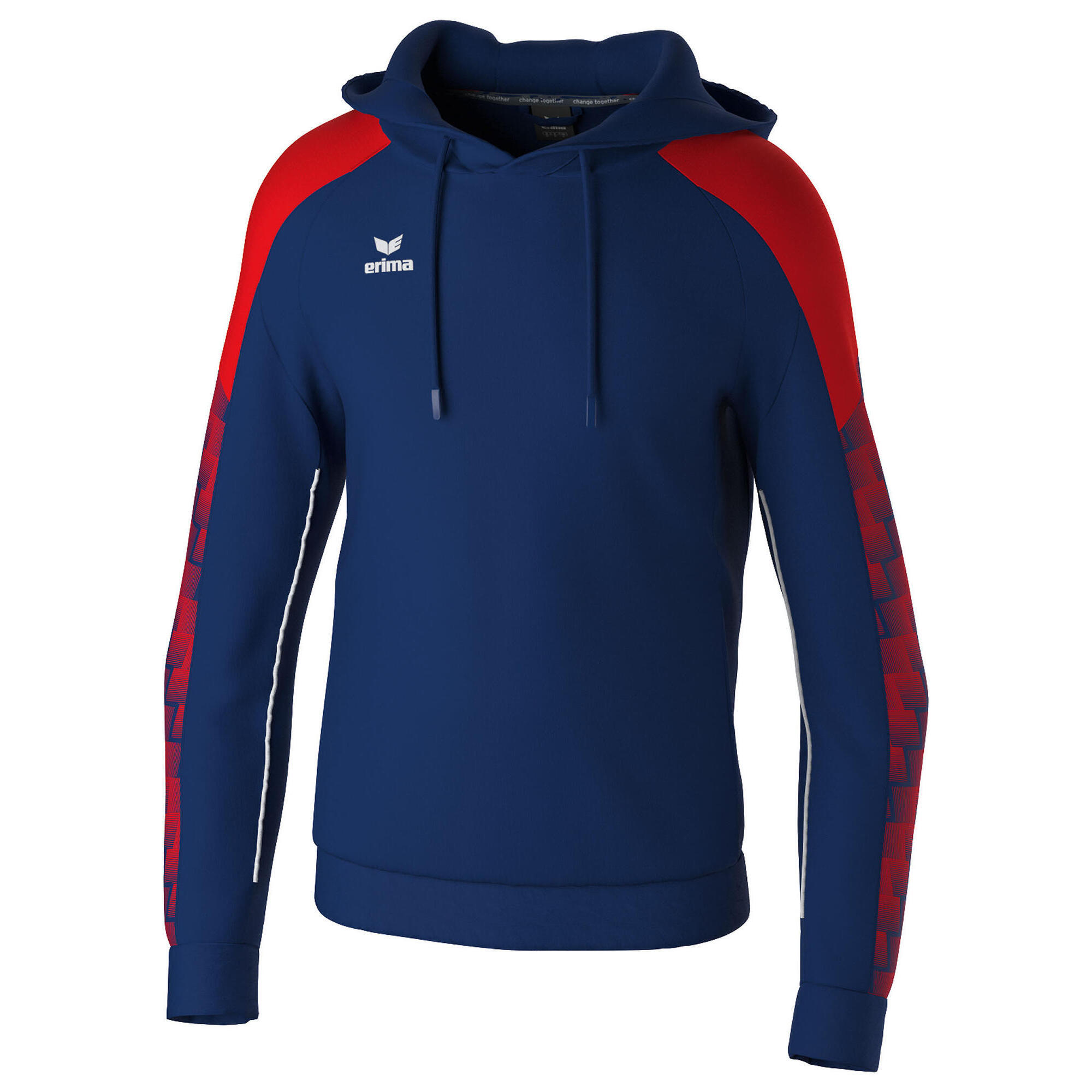 Erima - Sweatshirt À Capuche Enfant Erima Evo Star - Pull - Bleu|rouge - Decathlon