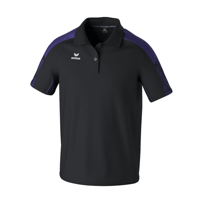 Tricou polo Erima Evo Star Multicolor - material funcțional, croială raglan
