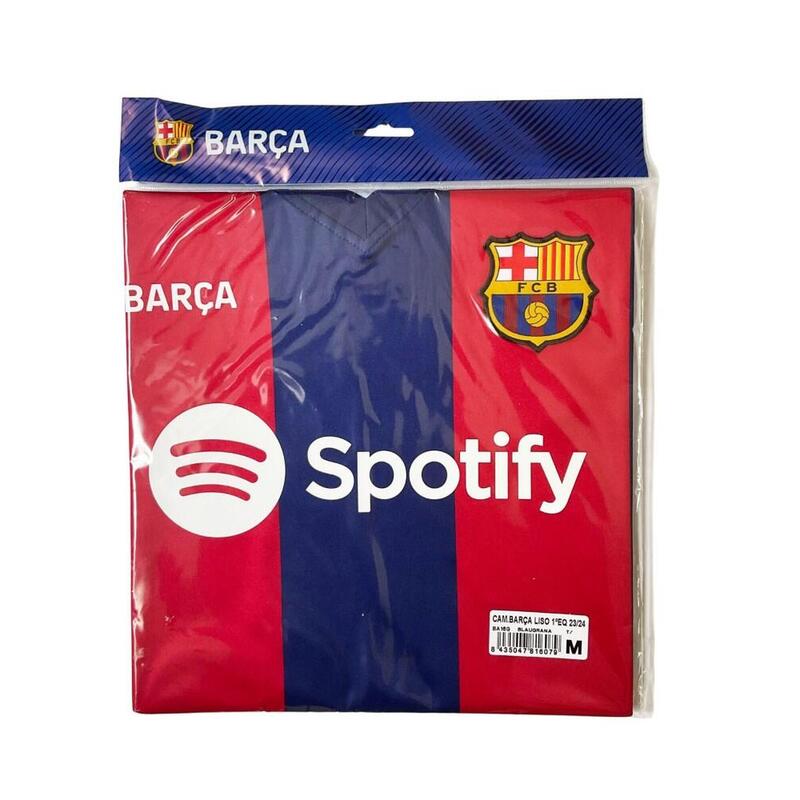 Camiseta Fútbol FC Barcelona 1ª Equipación Réplica Oficial Sin Dorsal.