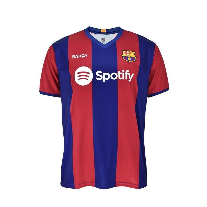 Camiseta Fútbol FC Barcelona 1ª Equipación Réplica Oficial Con Gavi.