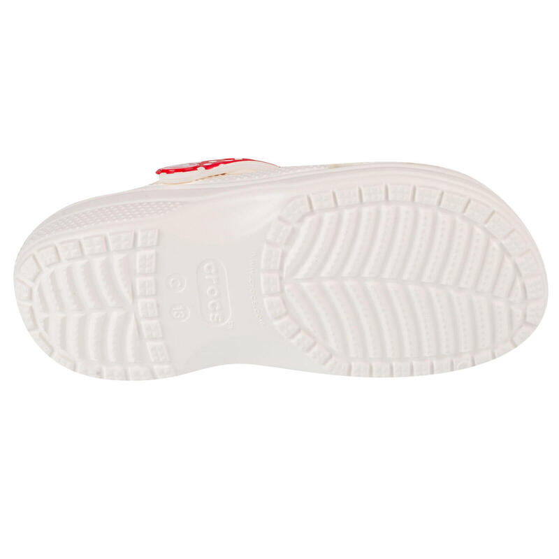 Papuci de tip crocs universali 208711119 pentru vară albi pentru bebeluși