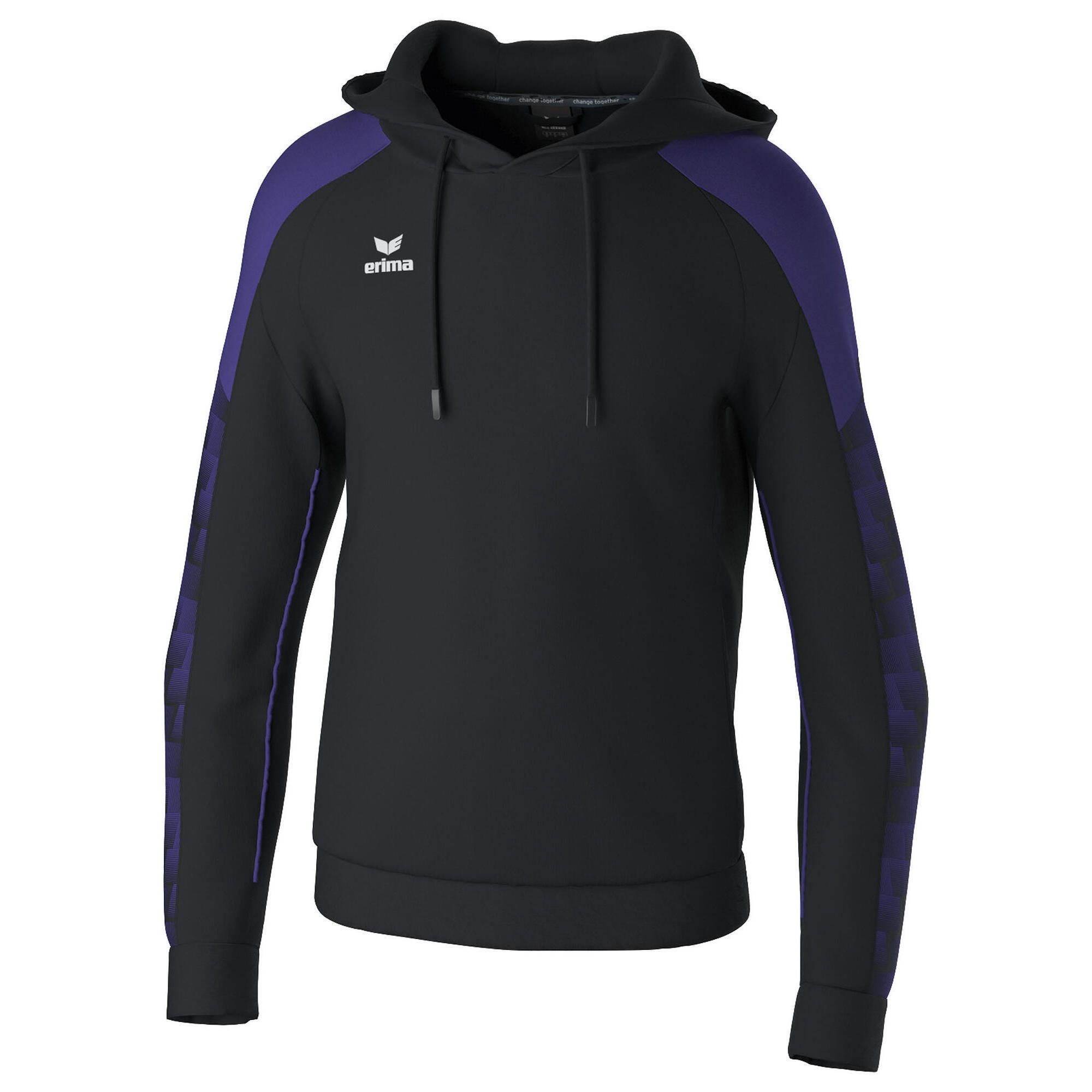 Erima - Sweatshirt À Capuche Enfant Erima Evo Star - Pull - Noir|violet - Decathlon