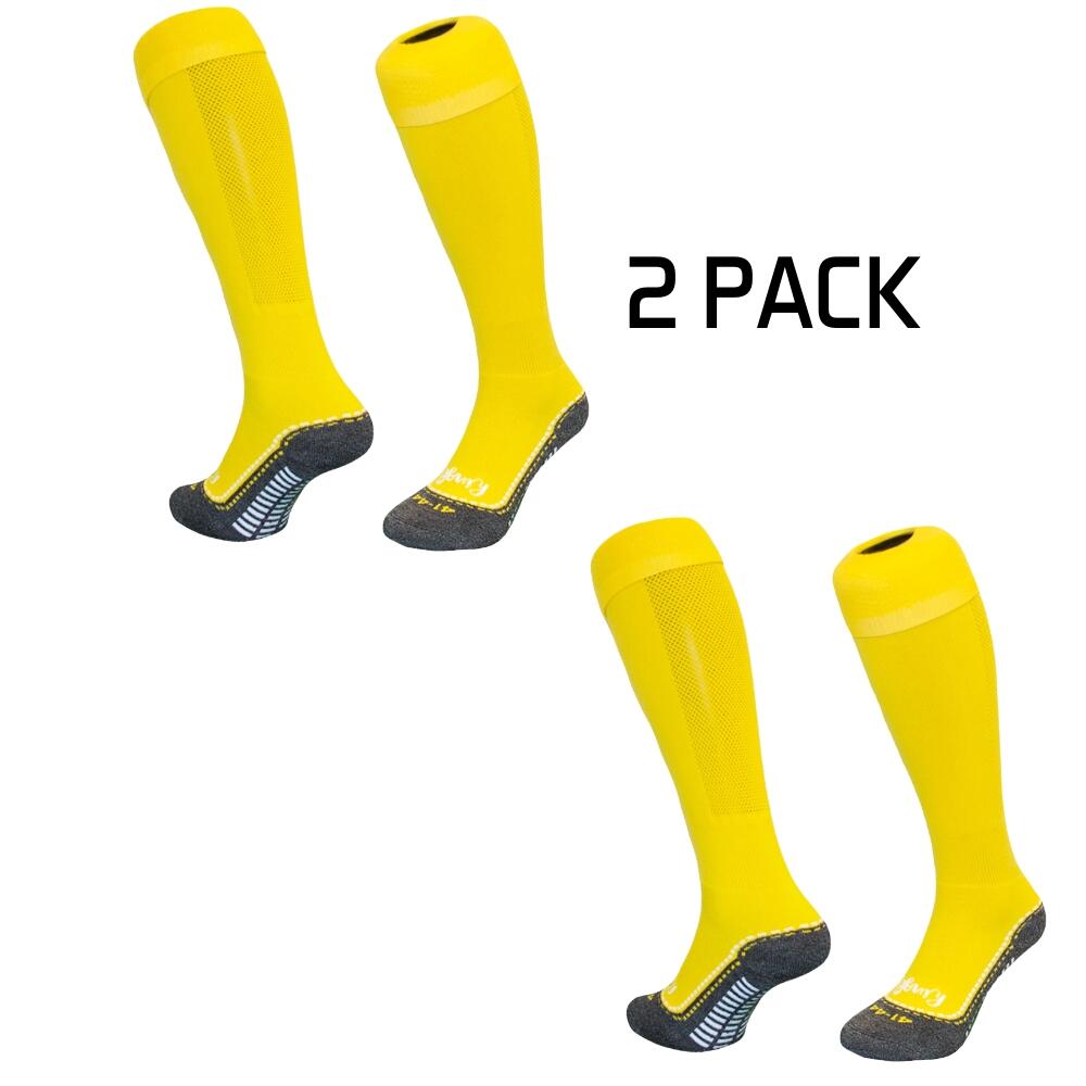 Hingly lange sportsokken 2-pack Geel 1/2