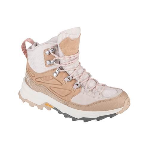 Jack Wolfskin - Chaussures Randonnée Femmes Jack Wolfskin Cyrox Texapore Mid - Chaussures De Sport - Beige - 39,5 - Decathlon