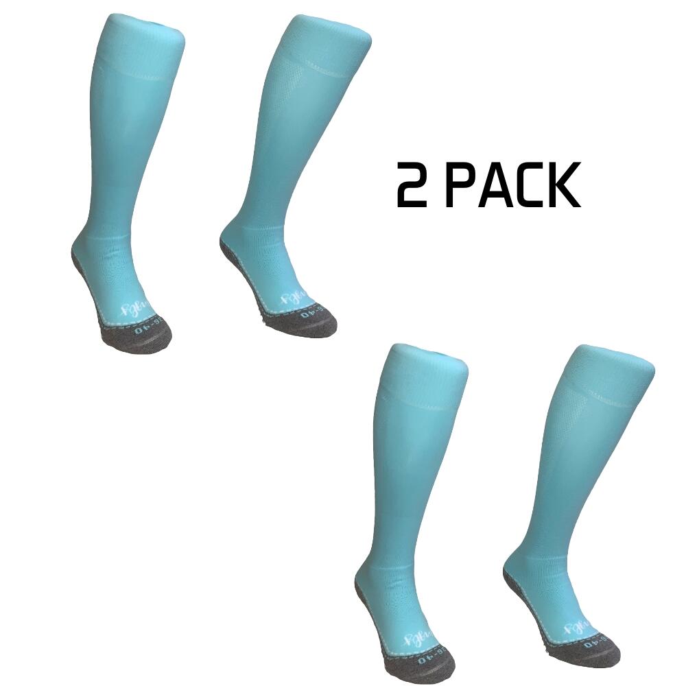 HINGLY Hingly lange sportsokken 2-pack Effen Mint