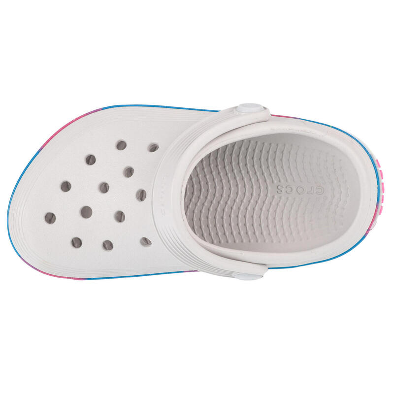Papuci de tip crocs universali 2097141fs pentru vară albi pentru bebeluși