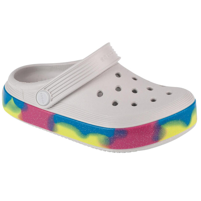 Gyerek papucs, Crocs Off Court Glitter Band Kids Clog