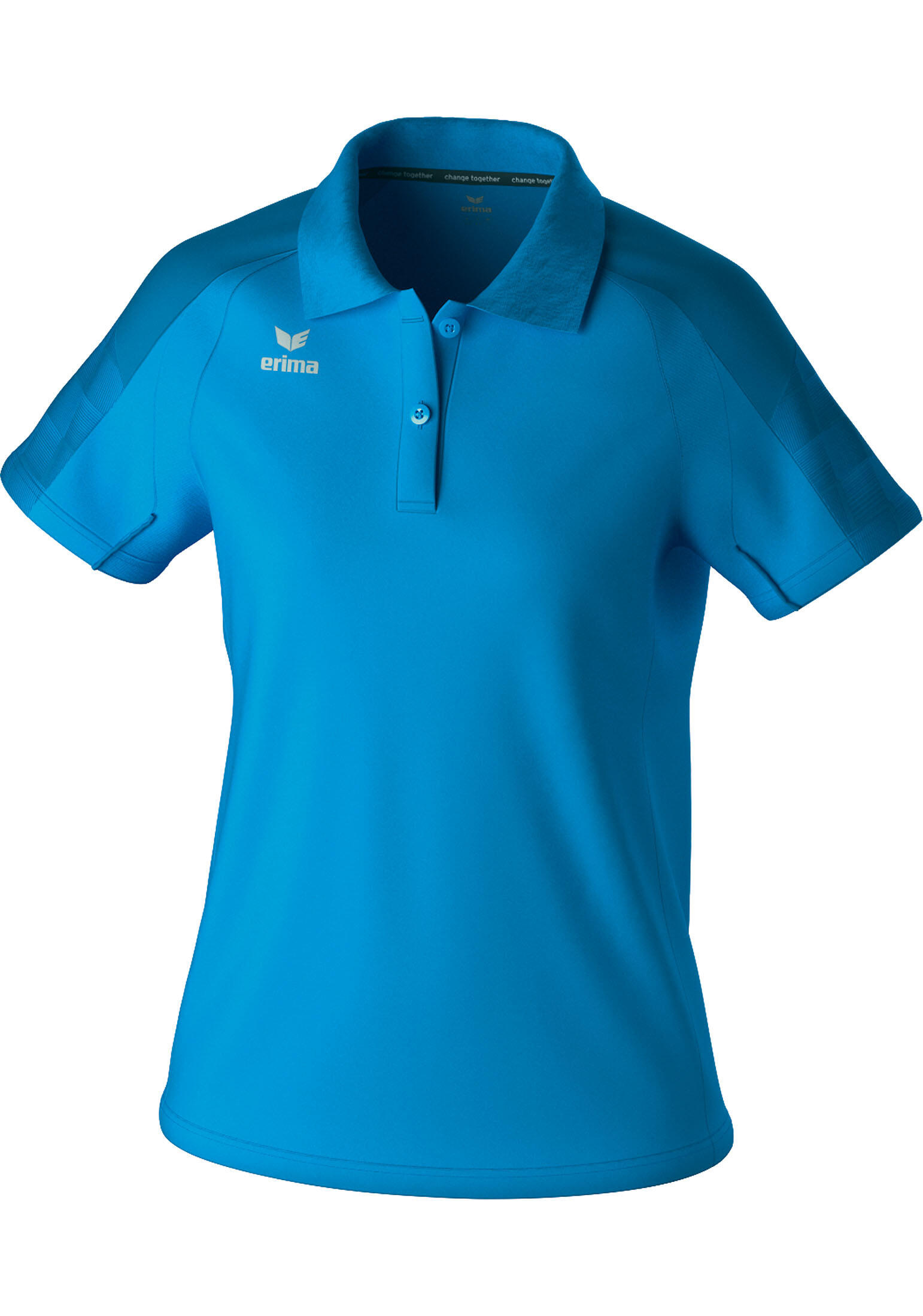 Tricou polo Erima Evo Star Multicolor - material funcțional, croială raglan